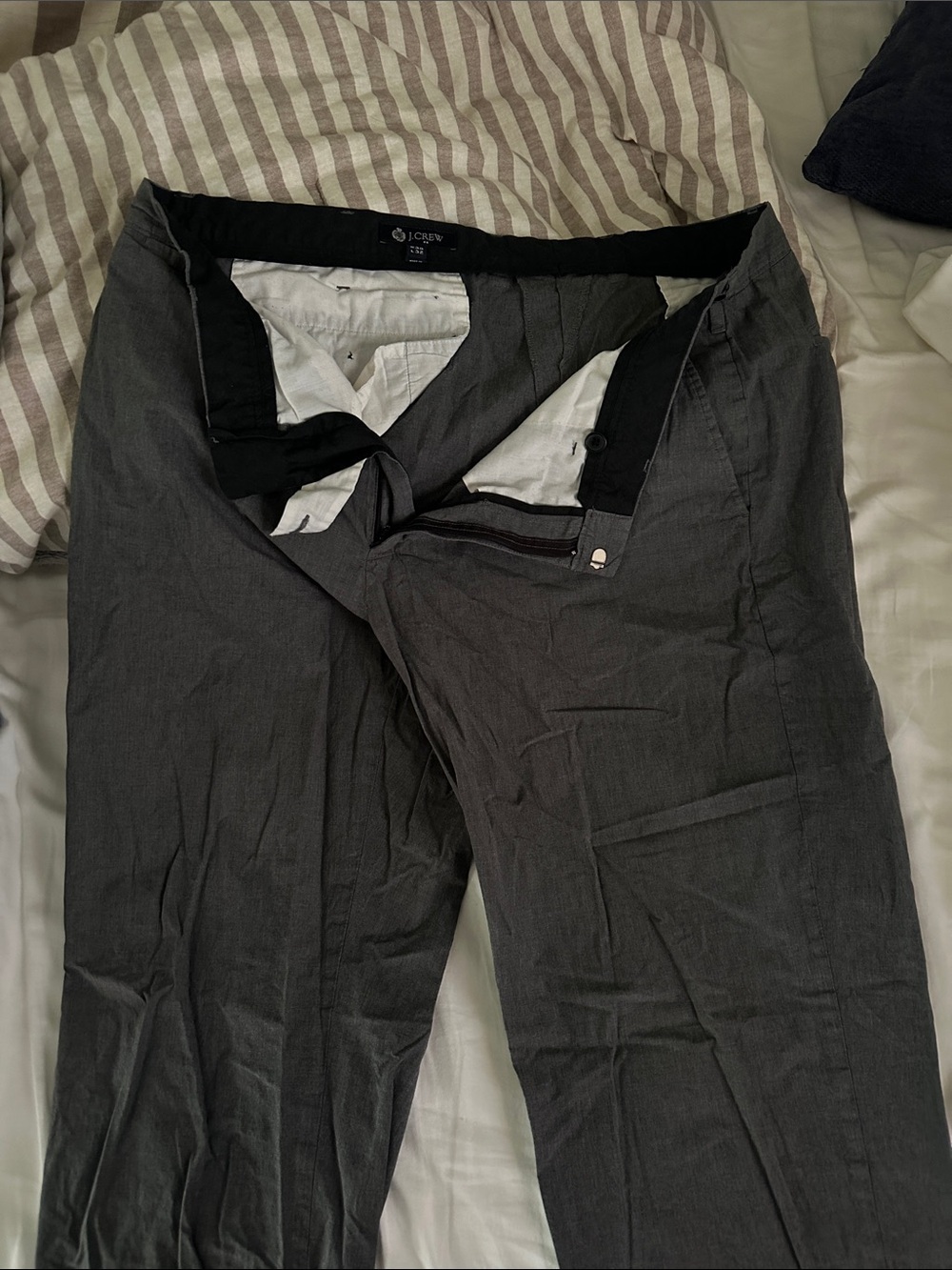 J. Crew Men's Dark Gray Dress Pants